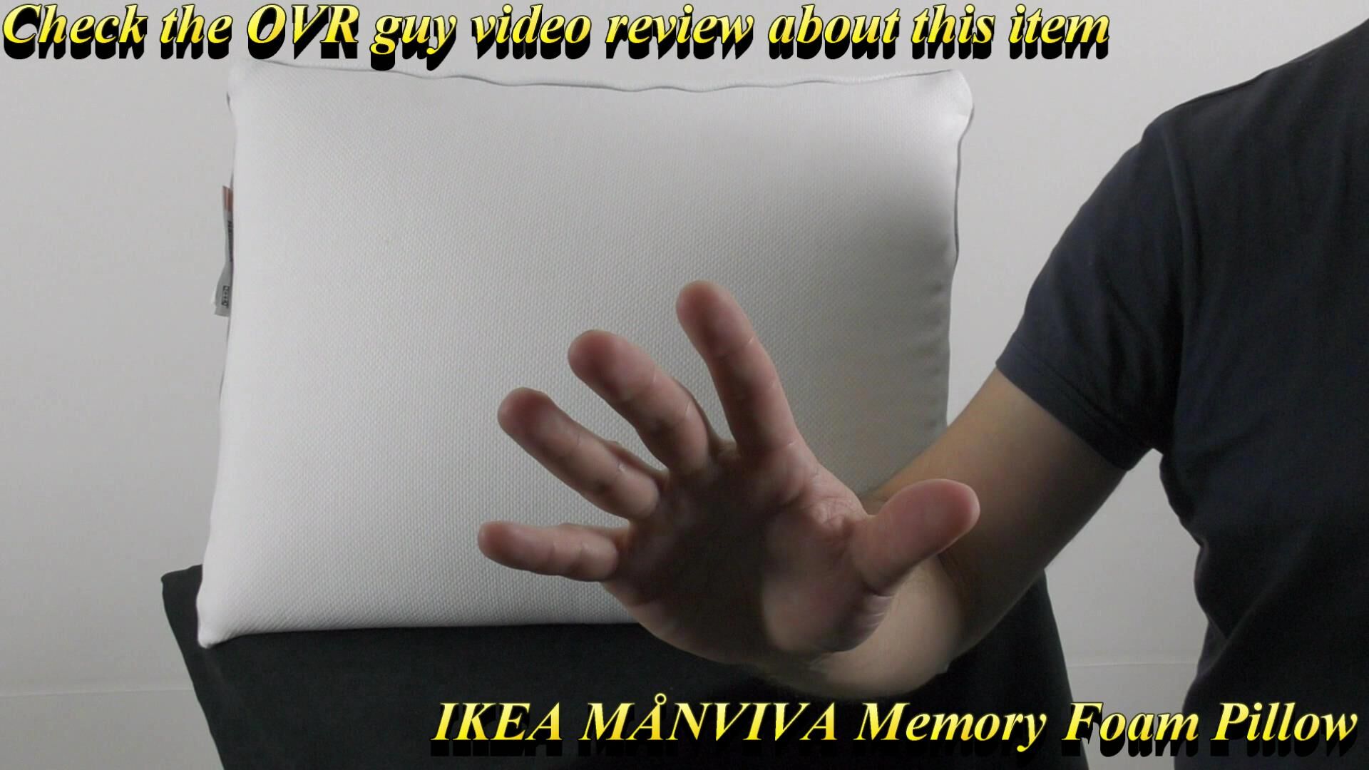 IKEA M NVIVA Memory Foam Pillow Review Original Video Reviews